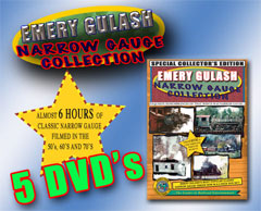 Emery Gulash Narrow Gauge Collection 5 DVD Set Over 6 Hours DVD