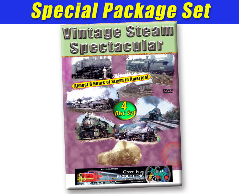 Vintage Steam Spectacular - 8 Shows - 4 Discs - 8 Hours DVD