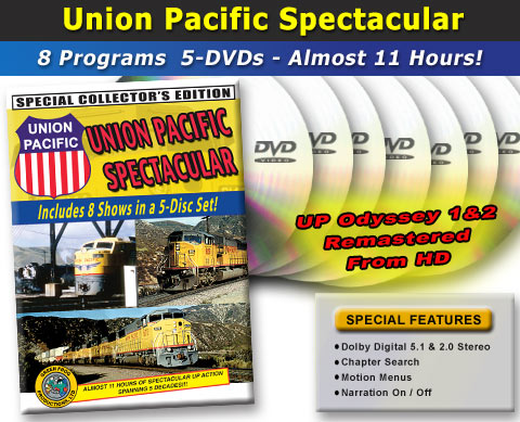 Union Pacific Spectacular - 8 Shows - 5 Discs - 10+ Hours! DVD
