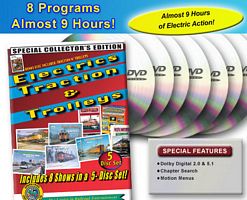 Electrics Traction & Trolleys - Includes 8 Shows - 5 Disc Set DVD