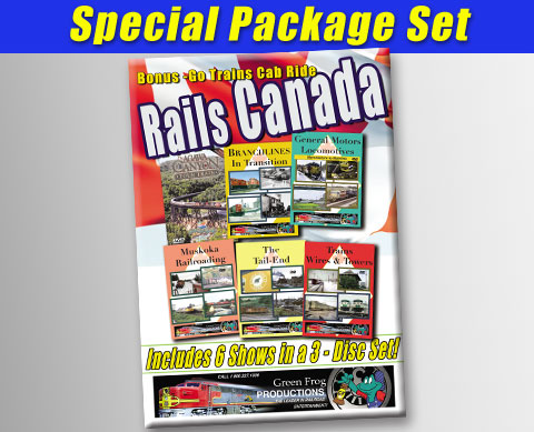Rails Canada - Includes 6 Shows in a 3 Disc Set DVD