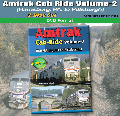 Amtrak Cab Ride Harrisburg to Pittsburgh PA Volume 2 DVD