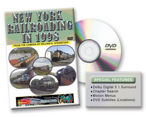 New York Railroading in 1998 DVD