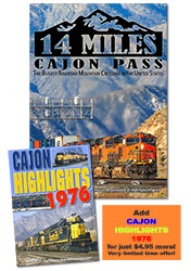 Combo SET 14 Miles - Cajon Pass: The Busiest Railroad Mountain Crossing in the United States DVD