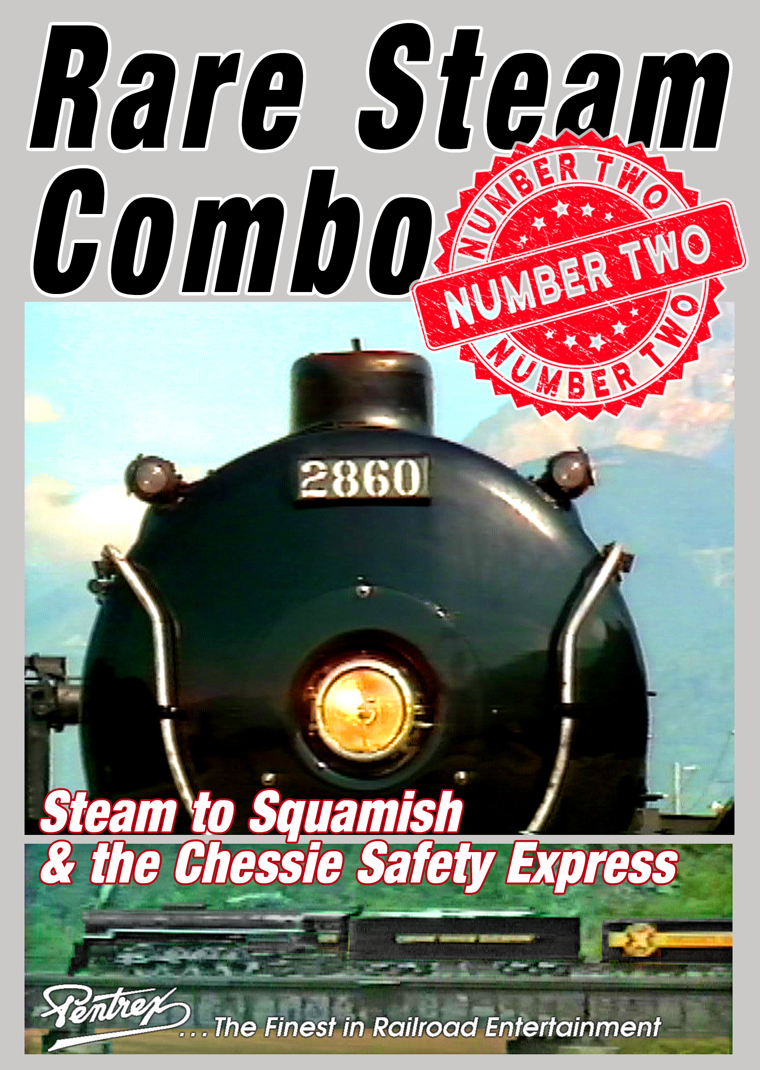 Rare Steam Combo 2 Steam to Squamish and 614 Chessie Safety Express DVD